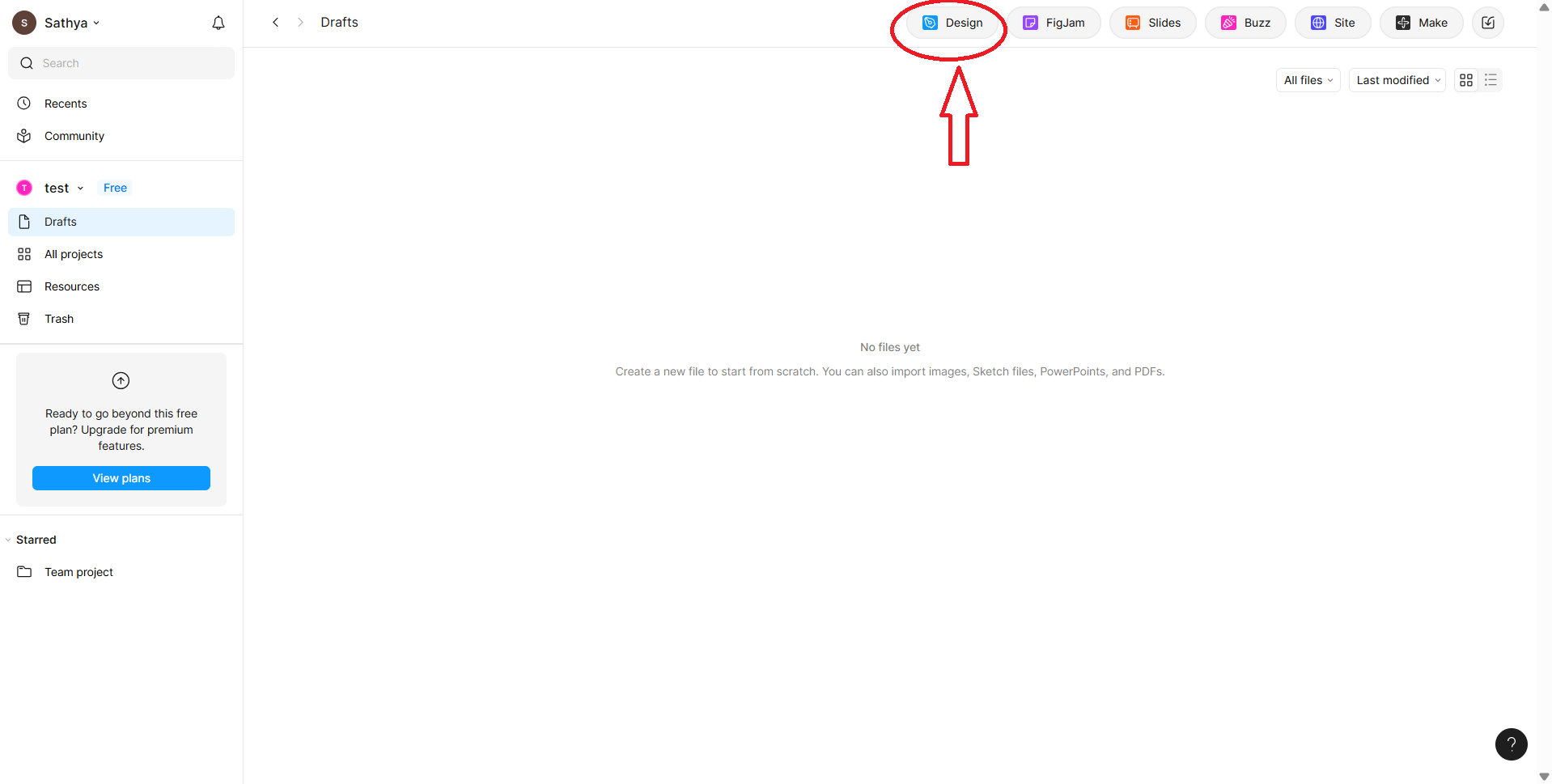 Creating New Design File :width: 100%